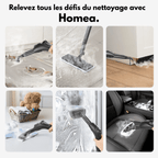 Nettoyeur vapeur Homea SteamPro 220 – Canapé & surfaces du quotidien
