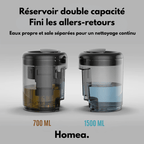 Shampouineuse Homea ProClean 130 – Canapé, tissus et tapis